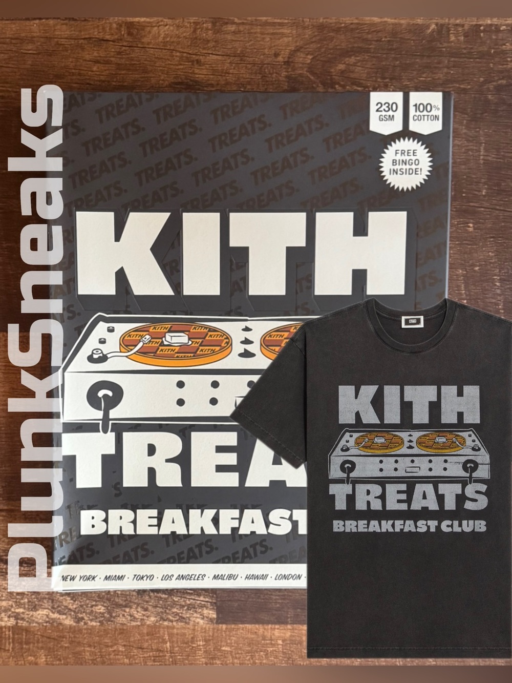 Kith Treats Breakfast Club DJ Vintage Tee
 • Black • 2026